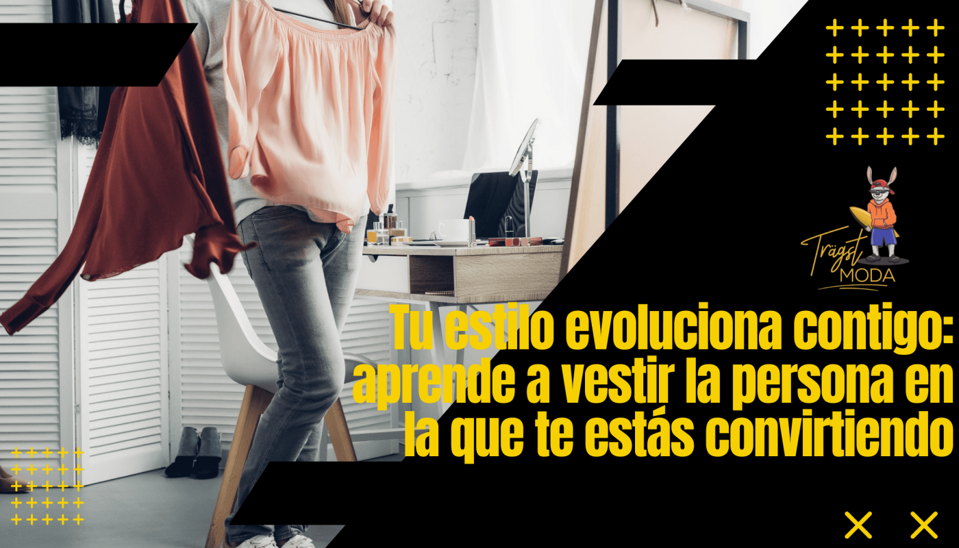 Persona actualizando su estilo para reflejar su crecimiento personal y profesional