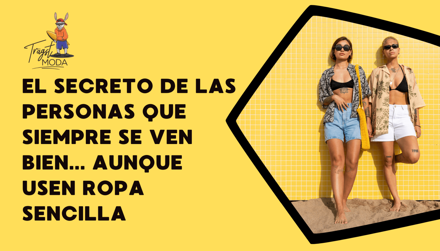 Persona con ropa básica proyectando elegancia, seguridad y estilo personal